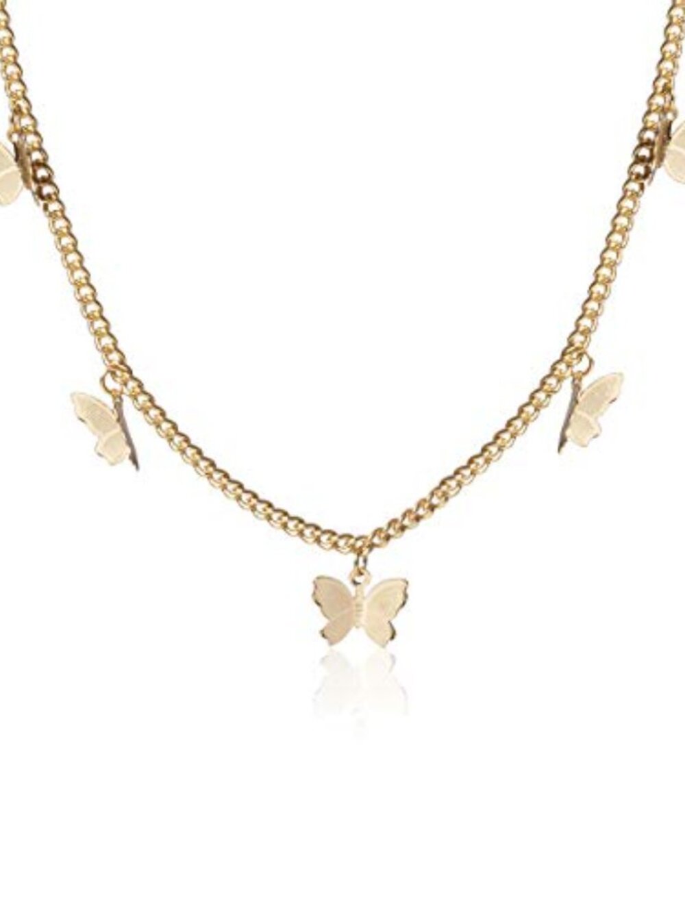 Silver Gold Butterfly Necklace for Women Ladies Dainty Jewelry